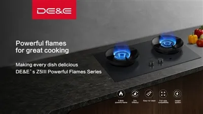 Memperkenalkan Kompor Gas Seri Z5III DE&E: Nyala Api Kuat, Masakan Lezat